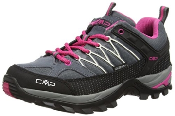 CMP Rigel 3Q54456 Damen Low Trekking Schuhe WP, grau (grey-fuxia-ice 103Q), 38 EU -