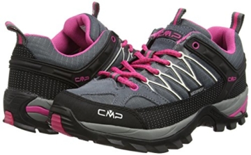 CMP Rigel 3Q54456 Damen Low Trekking Schuhe WP, grau (grey-fuxia-ice 103Q), 38 EU - 